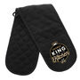 Personalised King Of The Kitchen Oven Gloves, thumbnail 2 of 3