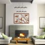 Framed Metal Birds And Tree Wall Art For Cozy Homes, thumbnail 6 of 9