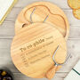 Personalised Cheese Connoisseur Gift Board For Friends, thumbnail 1 of 7