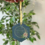 Personalised Modern Christmas First Home Bauble, thumbnail 1 of 7