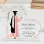 Personalised Graduation Muslim Heart Plaque Gift, thumbnail 3 of 11