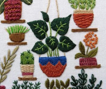 Plantopia Hand Embroidery Kit, 7 of 12