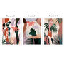 Tropical Leaf Abstract Prints Set Of Three, thumbnail 5 of 9