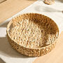 Woven Natural Water Hyacinth Tray, thumbnail 1 of 4