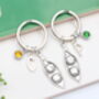 Pair Of Two Peas In A Pod Matching Keyrings, thumbnail 5 of 10