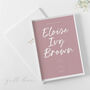 Personalised Baby Girl's Birth Announcement Print, thumbnail 2 of 7