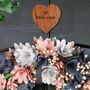 Personalised Wooden Heart Wreath Hanger, thumbnail 5 of 6