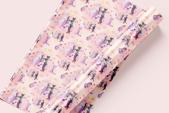 2x Sheets Of Valentine Dogs And Cats Gift Wrap, 2 of 6
