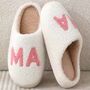 Cozy Plush Mama Mothers Day Slippers, thumbnail 4 of 7