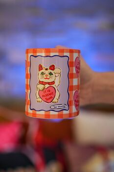 The Universe Mug Good Fortune Chinese Waving Cat, 4 of 5