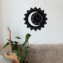 Sun Moon Mandala Wooden Wall Decor Harmony Art, thumbnail 5 of 9