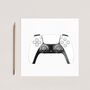 Game Controller – Hand Drawn Gaming Greeting Card Illustration, thumbnail 3 of 6