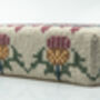 Thistle Door Stop Tapestry Kit With 100% British Wool, thumbnail 2 of 5