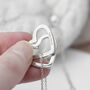 Personalised Entwined Hearts Necklace, thumbnail 11 of 12