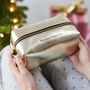 Personalised Leather Wash Bag For Women, thumbnail 6 of 6