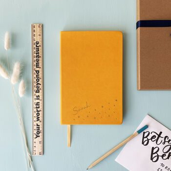 Name Among Stars Personalised Luxury Notebook Journal, 2 of 12