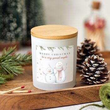 Christmas Candle Gift For A Special Couple, Christmas Eve Present For Him And Her, 7 of 9