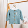 Personalised Baby Cardigan Easy Crochet Kit, thumbnail 1 of 10