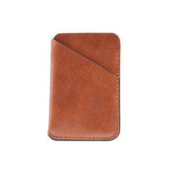 Personalised Thurlestone Leather Card Holder, 5 of 8