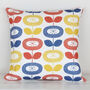 Bloom Pattern Cushion In Bright Or Pastel, thumbnail 2 of 4