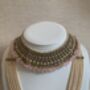 Indian Antique Pink Gold Plated Pearl Set, thumbnail 5 of 11