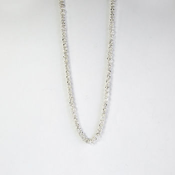 Sterling Silver Velvet Circles Necklace, 3 of 6