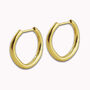 Wobbly Classic Large Hoop Earrings, thumbnail 2 of 7