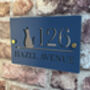 Personalised Cat Silhouette Design House Number Sign Acrylic, thumbnail 3 of 10
