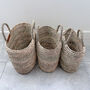 Oval Open Weave Nesting Baskets, thumbnail 5 of 7