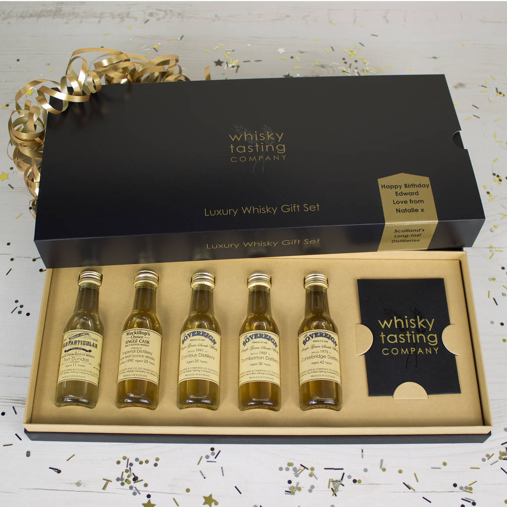 Personalised Whisky Gift Set By Whisky Tasting Company