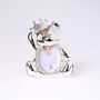 Teddy King Silver Frame For Baby, thumbnail 1 of 2