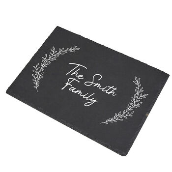 Set Of Two Personalised Slate Placemats, 2 of 4