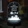 Personalised Christmas Solar Garden Light – Add Your Own Christmas Message, thumbnail 10 of 11