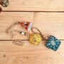 Set Of Three Hand Painted Cow Bells Hanging Decor, thumbnail 8 of 12