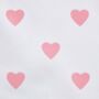 Personalised Pink Red Love Hearts Premium Cotton Apron, thumbnail 2 of 9