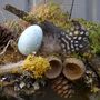 Spring Feather Egg And Twig Wreath Wall Door, thumbnail 6 of 6