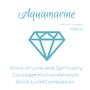 Aquamarine Sun Necklace, thumbnail 5 of 8