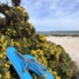 Brilliant Blue Natural Rubber Flip Flops, thumbnail 9 of 10