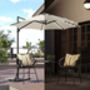 Garden Parasol Umbrella Solar Powered LED Lights Upf50+, thumbnail 3 of 12