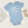 Personalised Happy Fathers Day Babygrow, thumbnail 6 of 8
