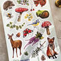 Woodland Vinyl Sticker Sheet, thumbnail 4 of 4