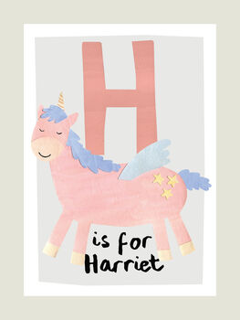 Personalised Children's Animal Name Print, 9 of 12