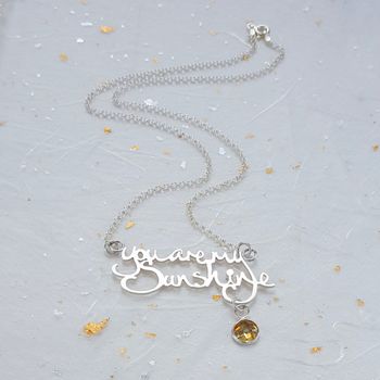 You Are My Sunshine Necklace, 2 of 3