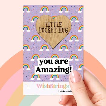 You Are Amazing, Little Pocket Hug Keepsake Token, 3 of 9