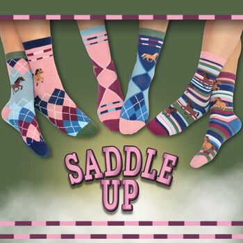 United Oddsocks Saddle Up Ladies Gift Set, 2 of 4