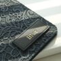 Personalised Crotchet Lace Travel Passport Cover, thumbnail 3 of 7