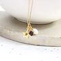 Personalised Birthstone Crystal And Charm Necklace, thumbnail 2 of 12