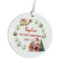 Custom Baby's First Christmas Keepsake Ornament Gift, thumbnail 2 of 7