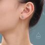 Sterling Silver Flying Kite Threader Earrings, thumbnail 4 of 11