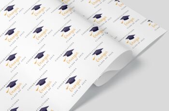 Personalised Graduation Wrapping Paper, 2 of 2